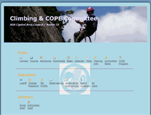 Tablet Screenshot of bsaclimbing.org